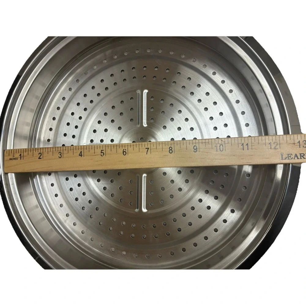 HSN Curtis Stone Multipurpose Steamer Tray Pan‎ Insert Stainless Steel 13.5